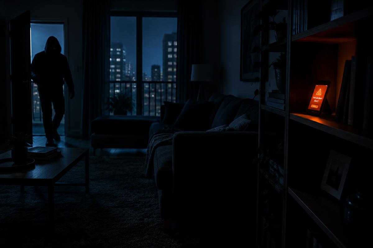 Home Safety Guard: Intruder while away